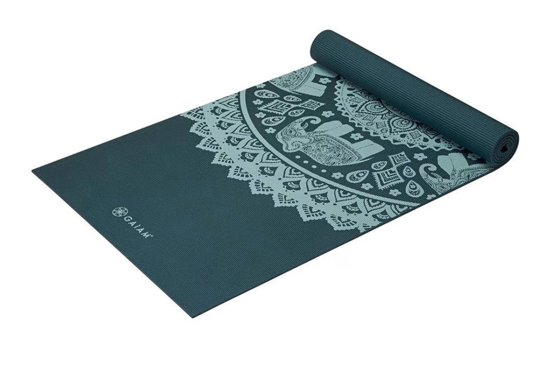 Gaiam Premium Printed 6mm Yoga Mat – Yoga Spirit