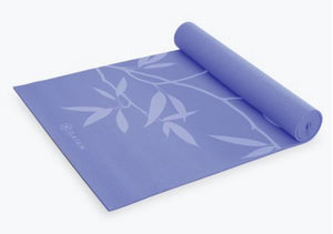 Gaiam 6MM Premium Printed Yoga Mat - Ash Leaves