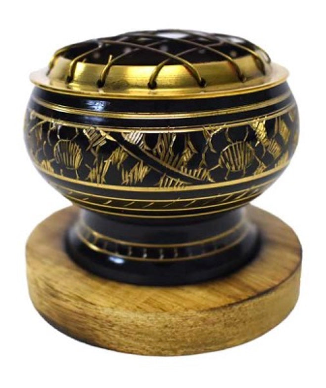 Brass Resin Incense Burner