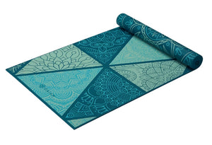 Gaiam Premium Reversible Yoga Mat, 6mm, PVC, Lightweight, Non-Slip