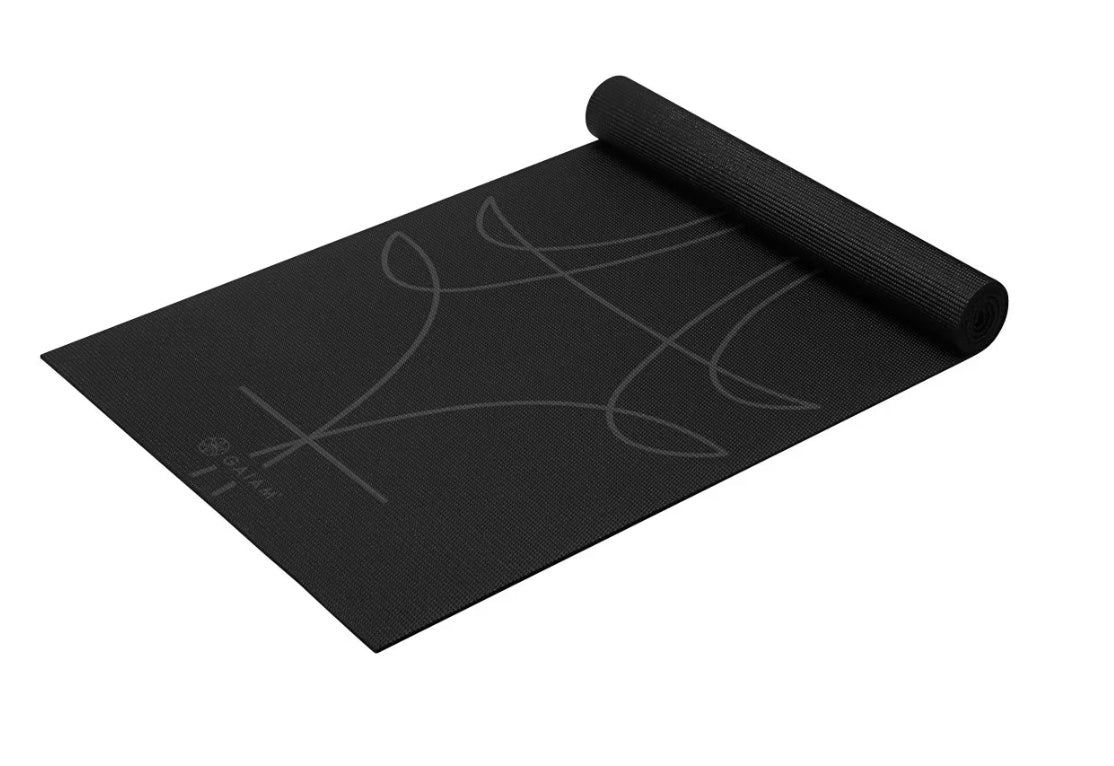 Gaiam Premium Alignment 6mm Yoga Mat